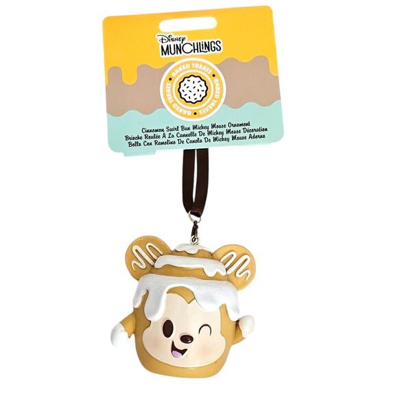 Disney Other - Disney Munchlings Ornament Mickey Mouse Cinnamon Bun Baked Treats - NWT